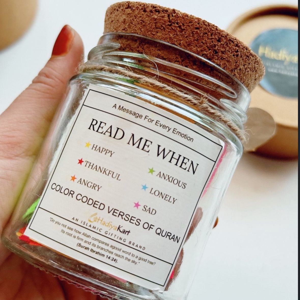 Emotions Jar with verses from Quran - (Buy 1 Get 1)