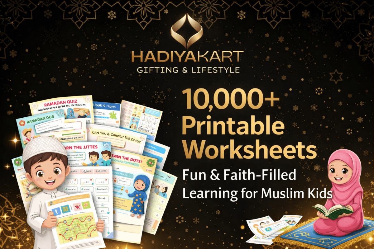 10,000+ Printable Worksheets – Fun & Faith - Filled Learning for Muslim Kids - HadiyaKart India