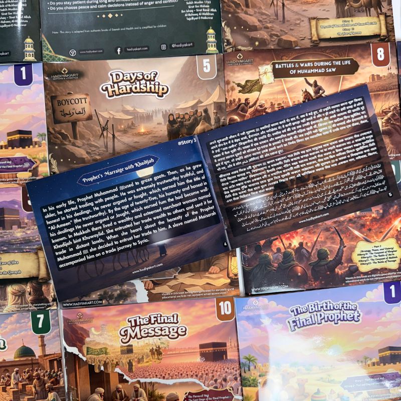 Prophet Muhammad (PBUH)- Series Of 25 Stories for Kids