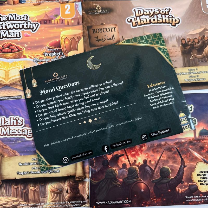 Prophet Muhammad (PBUH)- Series Of 25 Stories for Kids