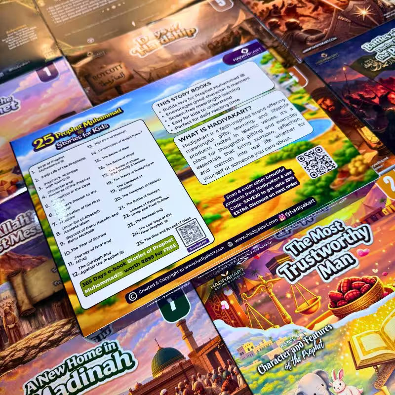 Prophet Muhammad (PBUH)- Series Of 25 Stories for Kids