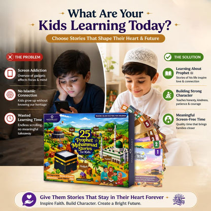 Prophet Muhammad (PBUH)- Series Of 25 Stories for Kids