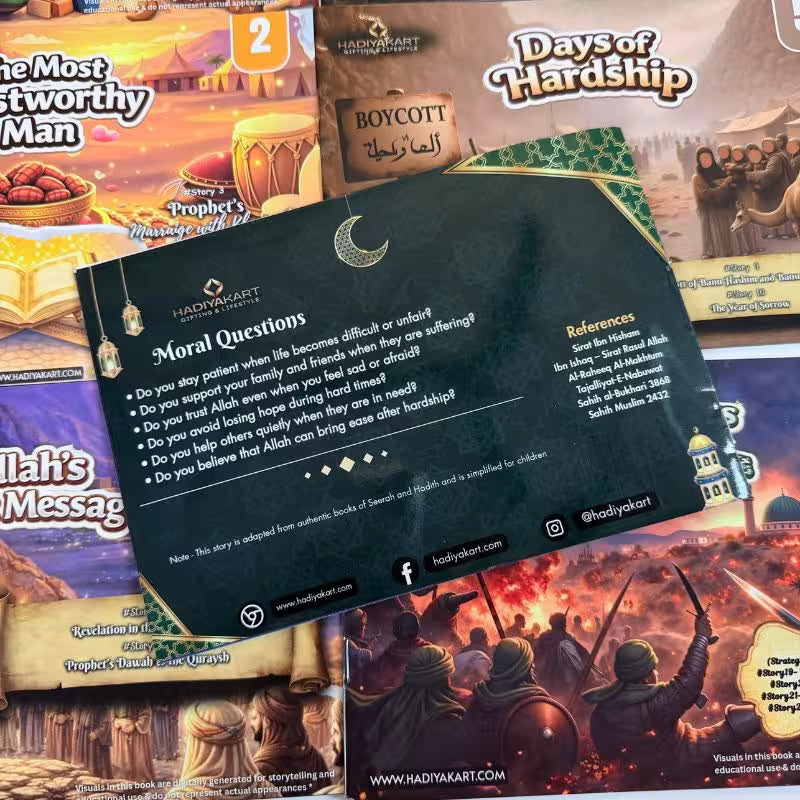 Prophet Muhammad (PBUH)- Series Of 25 Stories for Kids