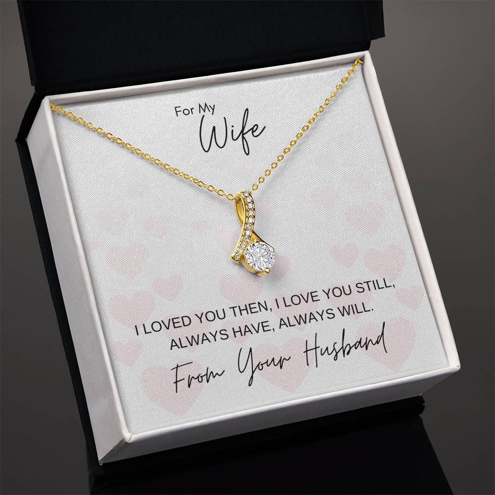 I Love You Still | Gift for Muslim Wife from Husband | Alluring Beauty Necklace