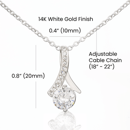 I Love You Still | Gift for Muslim Wife from Husband | Alluring Beauty Necklace
