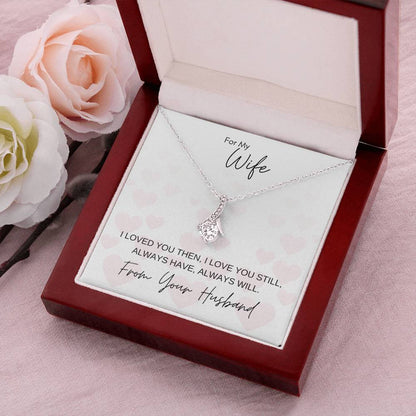 I Love You Still | Gift for Muslim Wife from Husband | Alluring Beauty Necklace