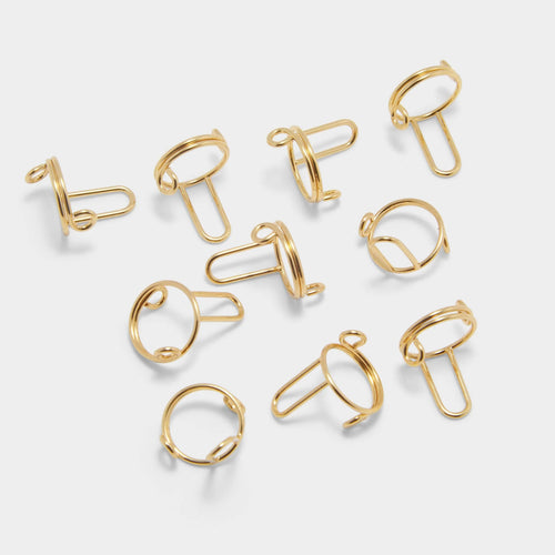 Handcrafted Wudu Nail Rings - HadiyaKart India
